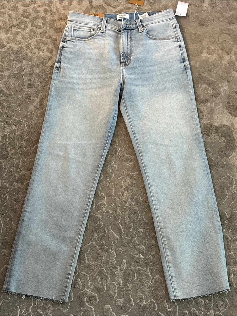 NWT ✨ Kensie The Allie high rise slim  straight leg Blue Leg Jeans 8/29